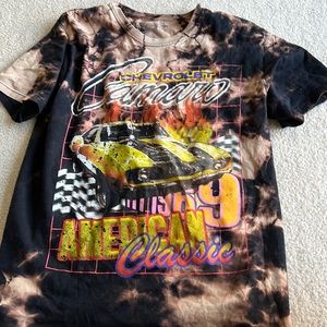 Bleach rye dye graphic tee